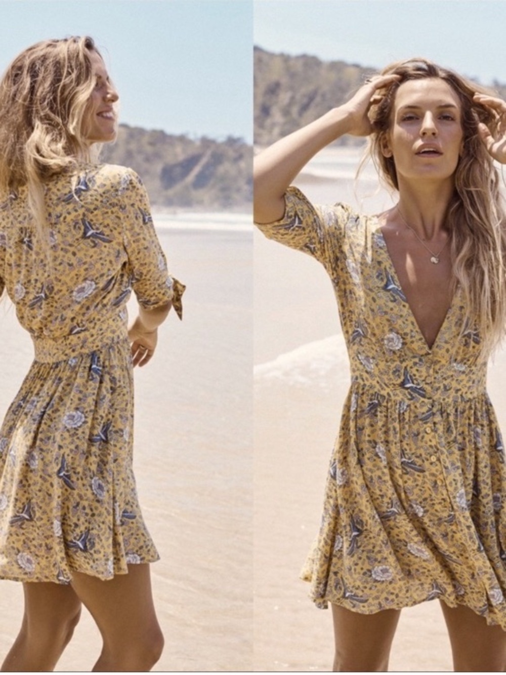 Auguste X Revolve Valentina Crop Sleeve Mini Dress